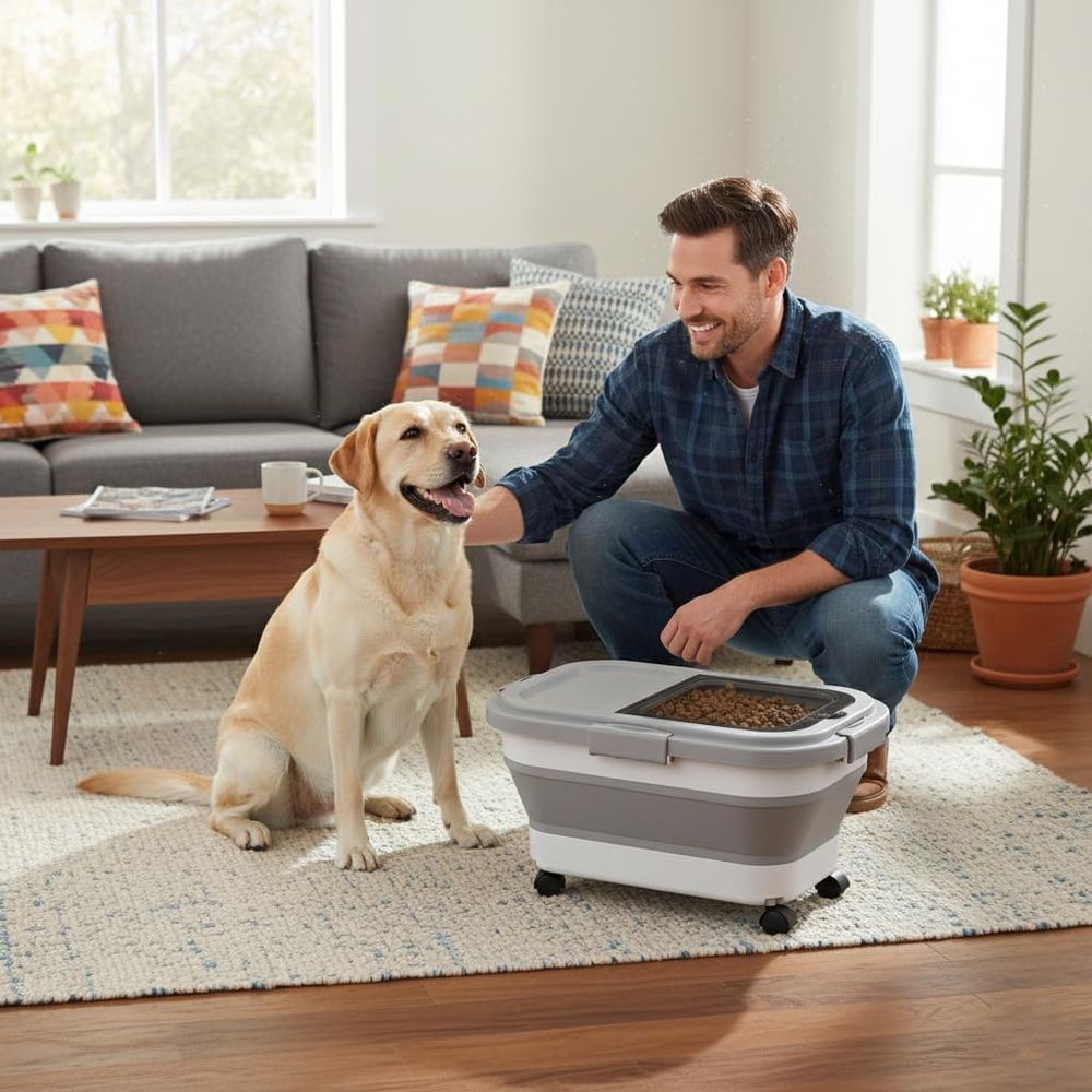 Contenedor de Almacenamiento d - Food Storage With Wheels reseña y precio