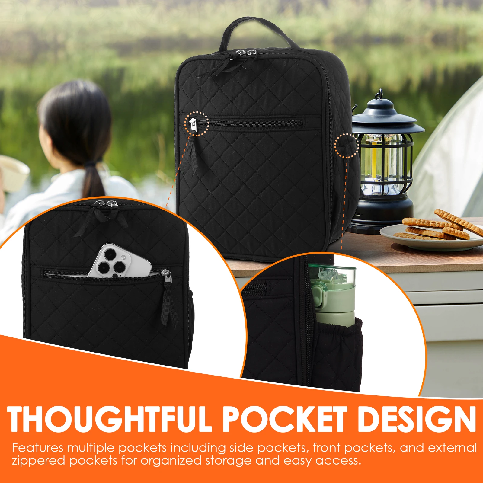 Bolsa Térmica para Almuerzo, B - Food Storage Hiking reseña y precio