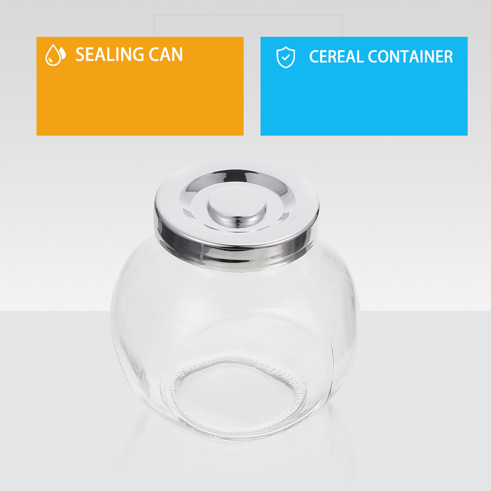 2 Frascos de Almacenamiento de - Food Storage Jar Glass reseña y precio