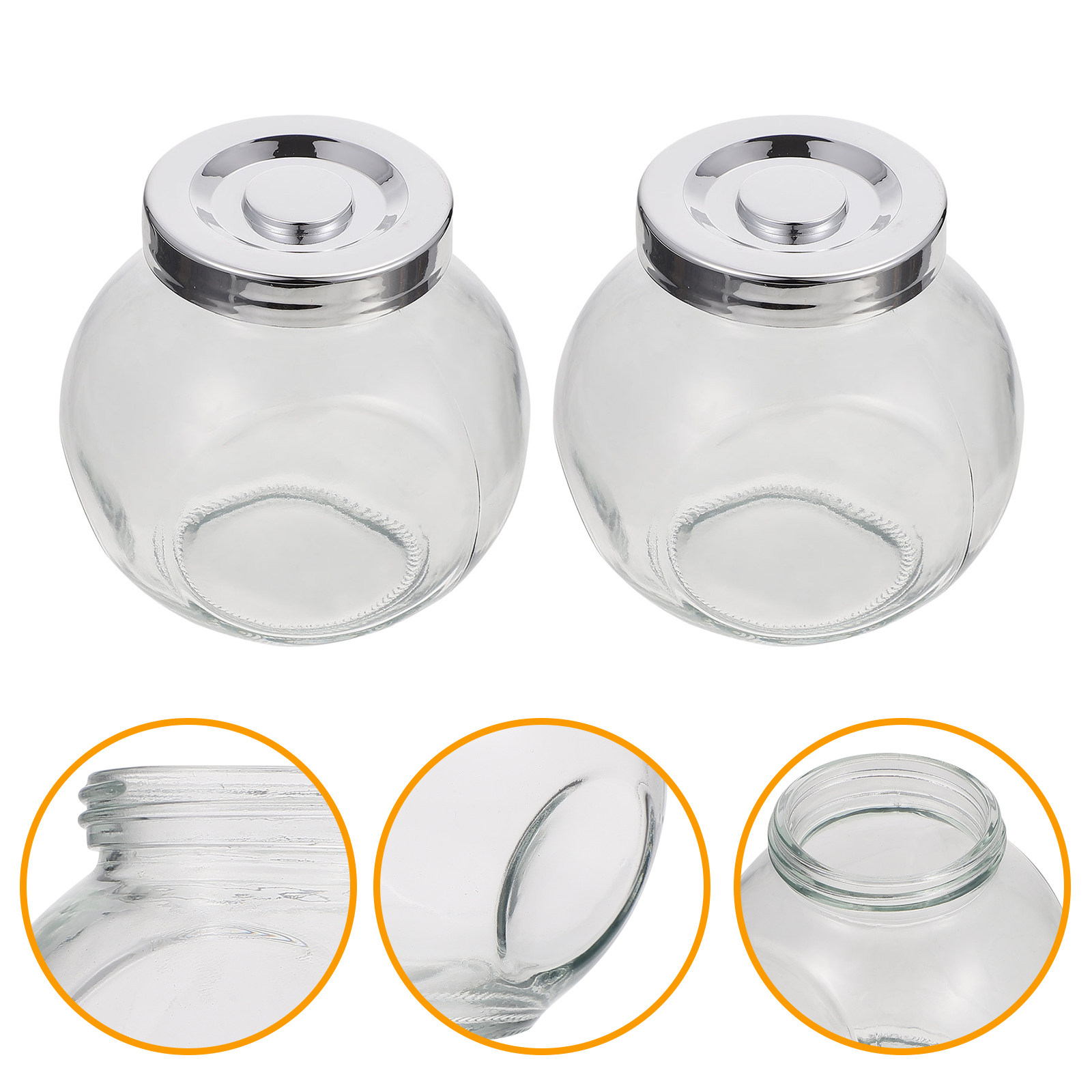 2 Frascos de Almacenamiento de - Food Storage Jar Glass reseña y precio