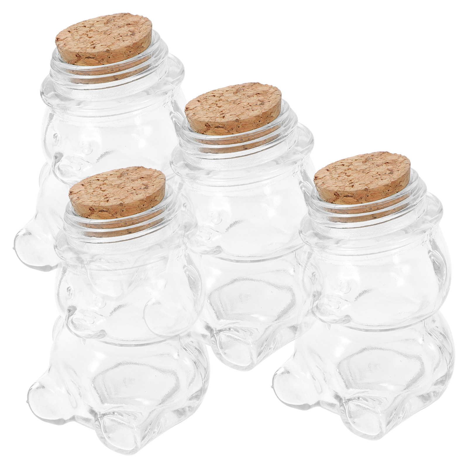 Juego de 4 tarros de cristal t - Food Storage Jar Glass reseña y precio