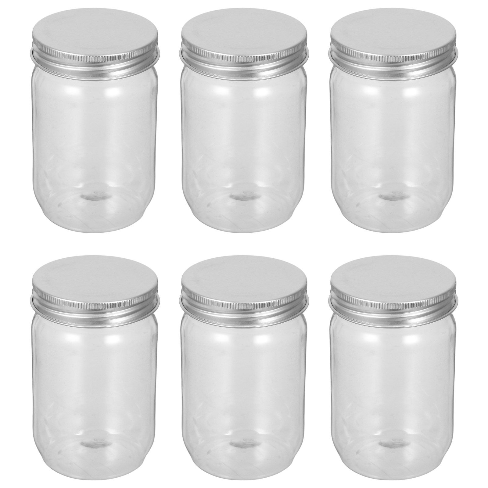 6 Frascos de Plástico Transpar - Food Storage Lid reseña y precio