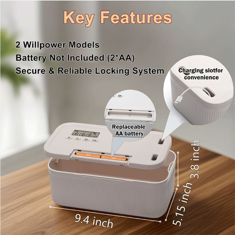 Caja de Seguridad con Temporiz - Food Storage With Lock reseña y precio