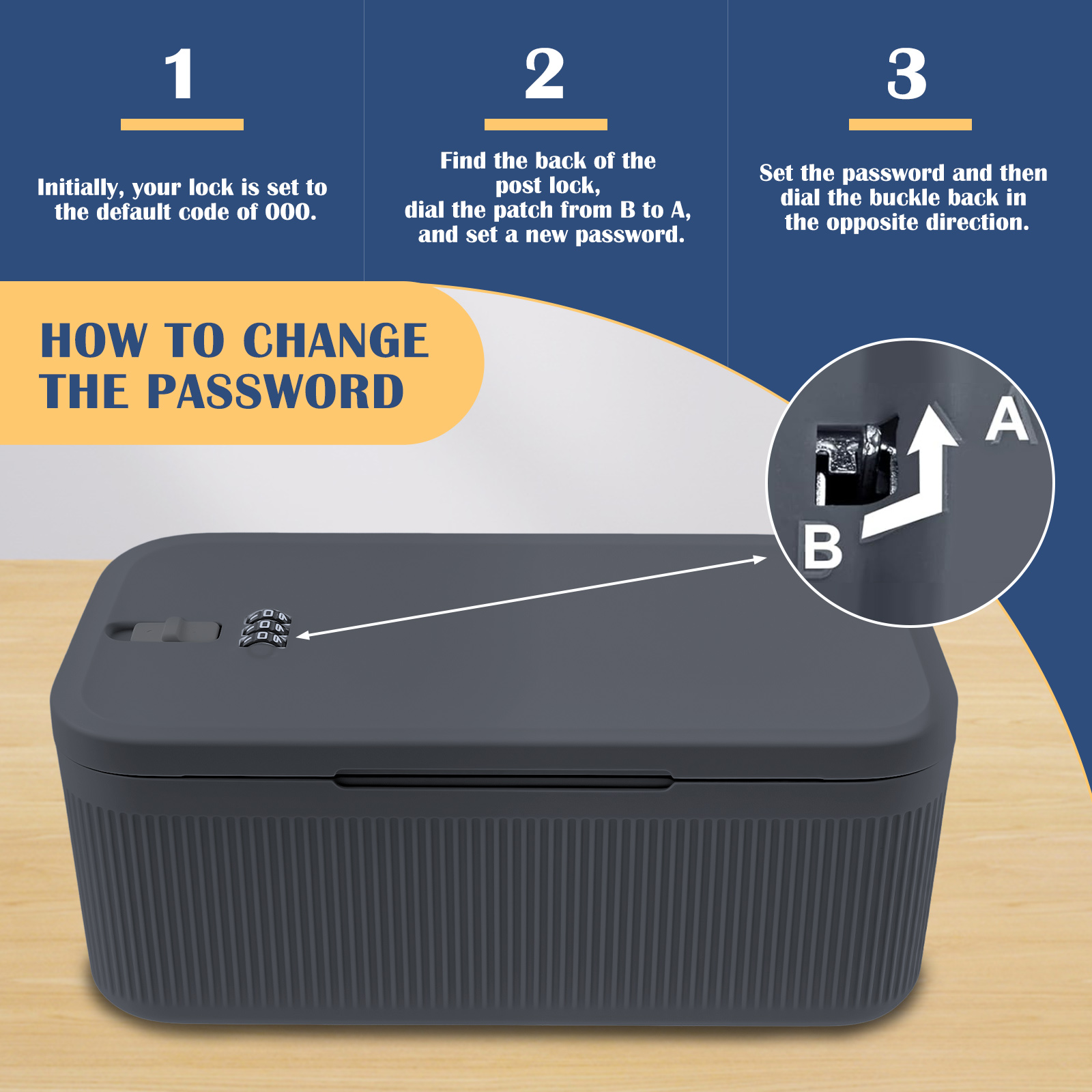 Caja de almacenamiento con cer - Food Storage With Lock reseña y precio